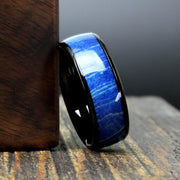 Aurora Inlay Ring – Modern Stainless Steel Band