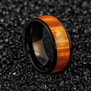 Aurora Inlay Ring – Modern Stainless Steel Band